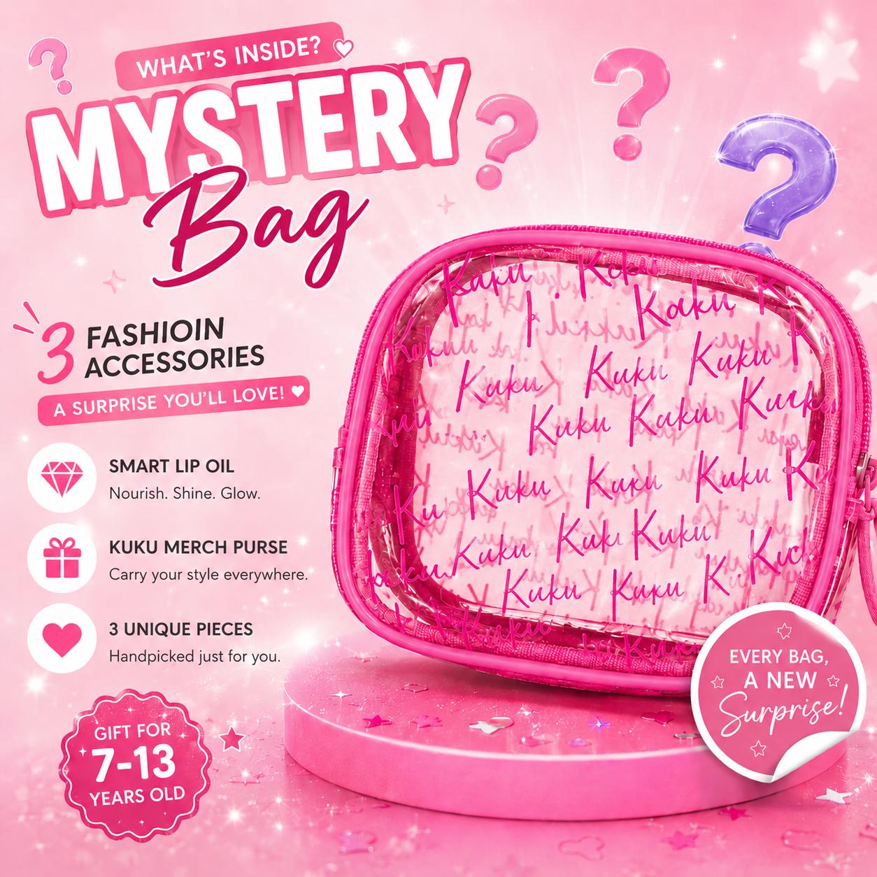 Pink Surprise Purse by Kuku